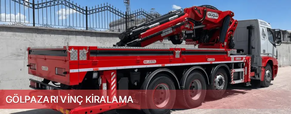 Gölpazarı İlçemi Vinç Kiralama